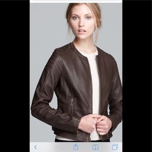 DKNY leather jacket